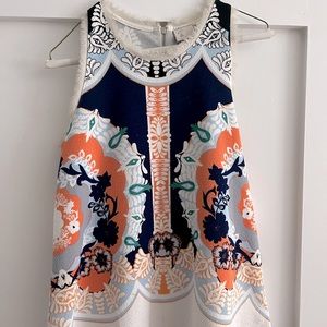 Anthropologie Shirt with fun pattern and colors
